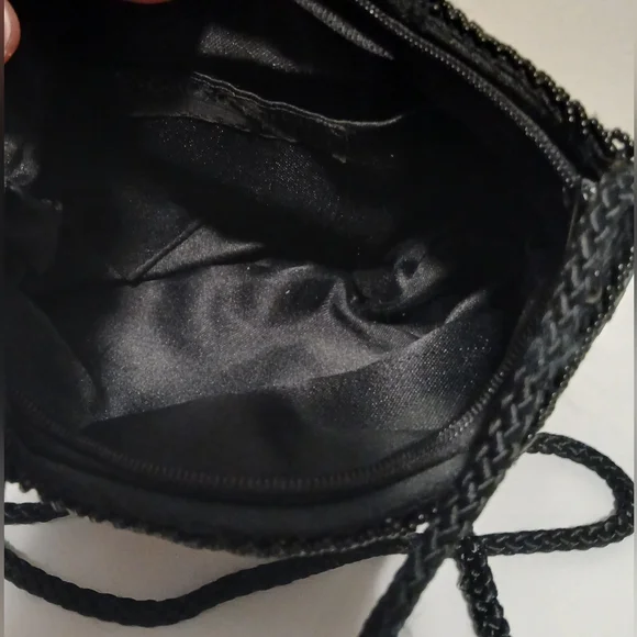 Carolyne Barton Beaded Black Evening Bag - Picture 9 of 16